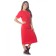 Female dress w.w.f.h., size 44, red color