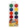Watercolor 12 colors Calligrata, honey, without brush, plastic, mix