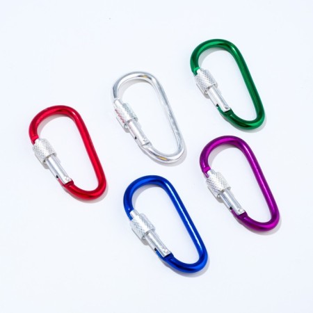 Carabiner with a clutch 5.5cm, mix