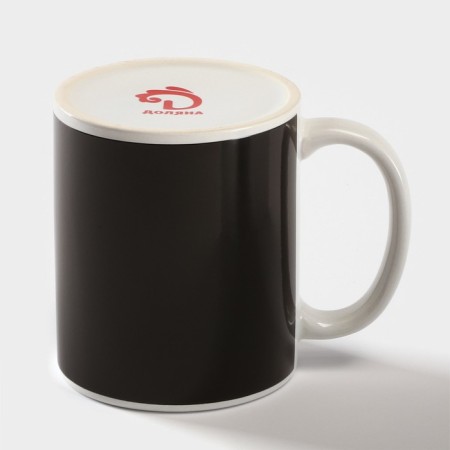 Homeleon mug ceramic shares “Happy Spring you!”, 350 ml, beige color-1