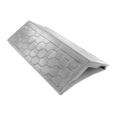 PPK parapet for a fence span, 50 × 28.5 × 2.5 cm, graphite, “flexible tile”