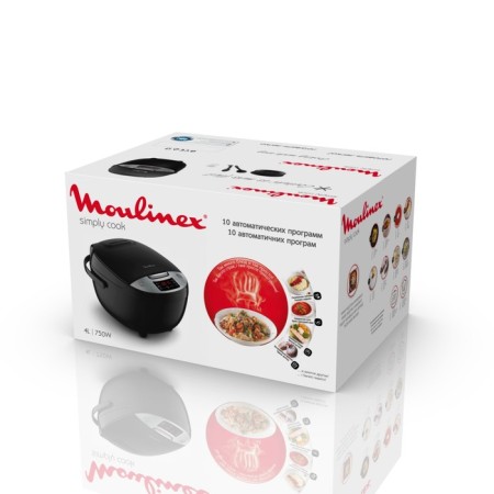 Multurek Moulinex MK611832, 750 W, 4 L, 10 programs, black-6