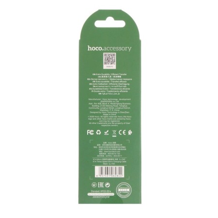Hoco X14 Times Speed, Microusb - USB, 2 A, 1 m, black-7