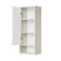 Aquaton “Fly” wardrobe 1-spine, white color, oak craft left