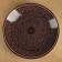 Largan Rishtan ceramics "Patterns", 42 cm, brown