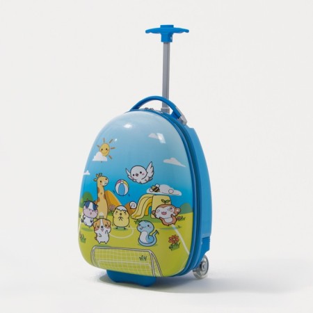 Children's suitcase 27 L (XS), lightning department, blue color-2