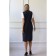 Dress with a deep neckline, size 50