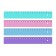 Line 20 cm Calligrata "Provence", plastic, pastel colors, mix