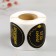 Sticker Paper "Motivator" embossing gold d = 3.8 cm 252 pcs in the roll