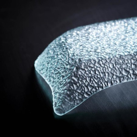 Glass serving dish "Accent", 24 × 15 cm, rectangular, transparent color-2