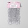 Knitted elements "Flowers", 4.2 × 4 cm, 10 pcs, silver color