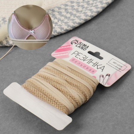 Glass openwork, 13 mm, 10 ± 1 m, beige color-1