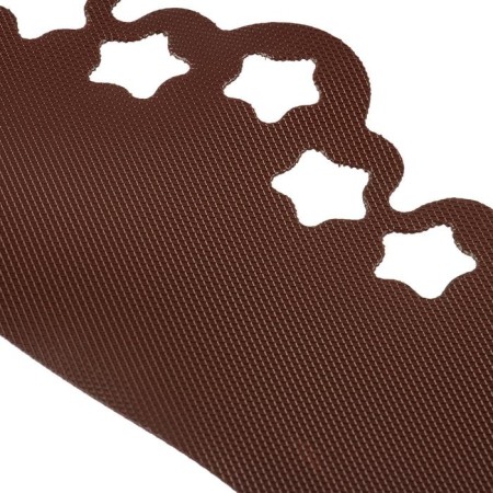 Border tape, 0.2 × 9 m, thickness 1.2 mm, plastic, curly, brown, mix, Greengo-6