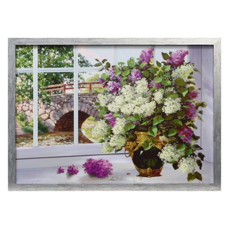 The painting "Bouquet on the windowsill" 56*76 cm-2