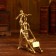 Souvenir "Happy Parents" aluminum 22.2x8.9x25.4 cm (brass coating)