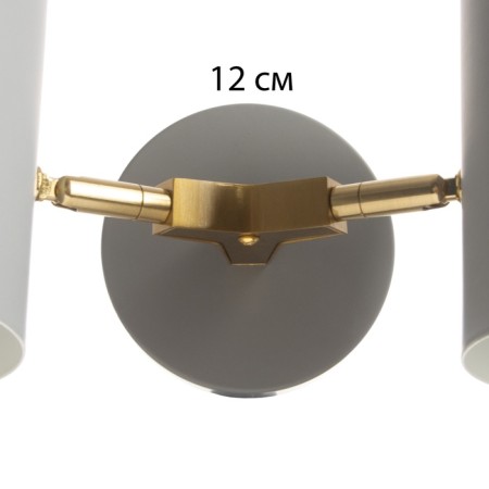 Sconces "azurit" 2he27 40w is gray 11x12x36cm-7