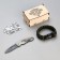 Gift set 3V1 (bracelet, survival card, folding knife) 100% man