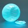 A ball for rodents 12 cm, blue