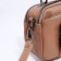 Cross-Bodi Bag on a zipper, beige color