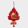 Decorative decoration (suspension) "New Year Christmas tree with Santa Claus" 40.5x25.5 cm