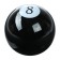 PPP handle, ball No. 8, under the thread M8 / M10, diameter 56 mm, black
