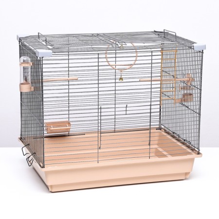 Birds Cell "Piggers" No. 104, collapsible, 1 section, 58 x 40 x 48 cm, beige-16