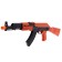 AK-47 automatic machine, shoots with suction cups and balls