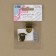 Bag -3 × 2 cm fastener, bronze color