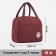 Thermo -mosuma with a zipper 6 l, burgundy color