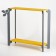 Stage-Column for Flora flowers, 49x59x23 cm, gray-yellow