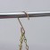 Plastic puff for flowers suspended with drainage grid "Vesta", 2 l, brown color