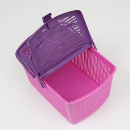 Basket 47x36x27.5 cm, purple-3