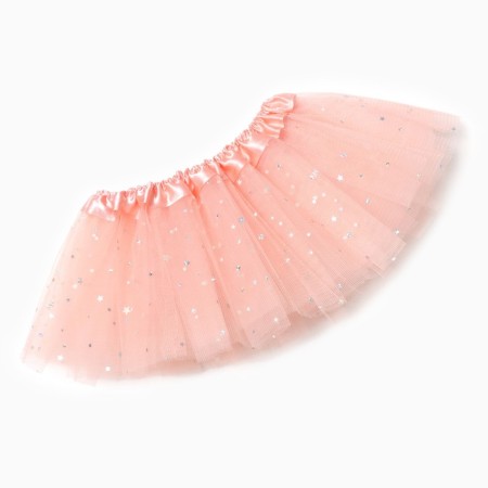 Children's skirt kaftan "stars" powder, 17 cm