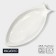 Porcelain dish Magistro "fish", 29 × 14.5 × 2 cm, white color