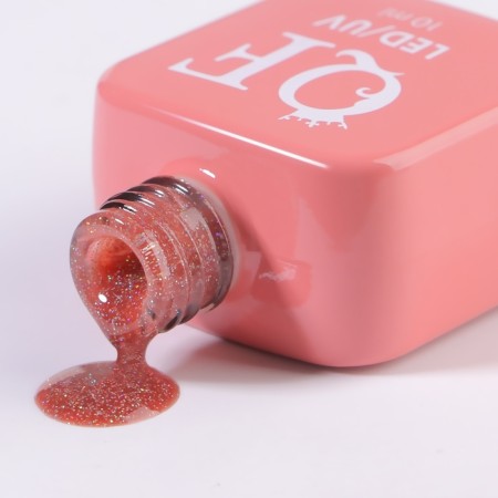 NUDE Color Glow nail polish gel, 3 phase, 10 ml, LED/UV, color (29)-4