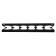 Holder for aerosol cans, wall, black