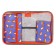 Penal 1 section 140 x 210 x 40 mm, folding pocket and cosmetic bag, fabric, calligrata topontent "Siba"