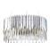 Crystal chandelier with Ambrella Light, Traditional, Tr5285, E14, Color Chrome