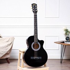 Acoustic guitar Music Life QD-H38Q-Jp Black, 6 string, 97 cm