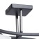 Tetro ceiling chandelier, 4x60W E27, black 58x36x25 cm