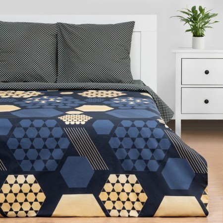 Bed linen Ethel 1.5 joint venture "Golden honeycombs" 143x215 cm, 150x214 cm, 70x70 cm - 2 pcs-2