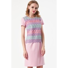 Women's dress, size 44, pink color