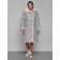 Coat insulated winter female, size 54, color light gray