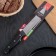Kitchen Knock "Classic" universal, blade 16 cm, black plastic handle