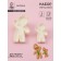 Printing for the test and mastic of the valve "Gingerbread man", set 2 pcs, plastic, dairy