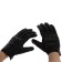 Motorcycle gloves with protective inserts, leather, size l