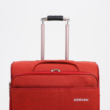 Big suitcase 28 ", a lightning department, code castle, 3 wheels, 2 outer pockets, red color-5