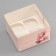 Box for 4 cupcake with a transparent cover, "March 8", 16 × 16 × 10 cm, confectionery packaging