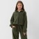 Толстовка для девочки MINAKU: Fleece Soft, цвет зелёный, рост 152 см