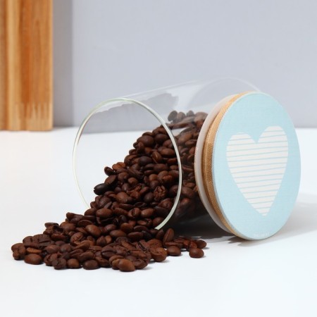 Bank for storage "Cook with love", 450 ml-4